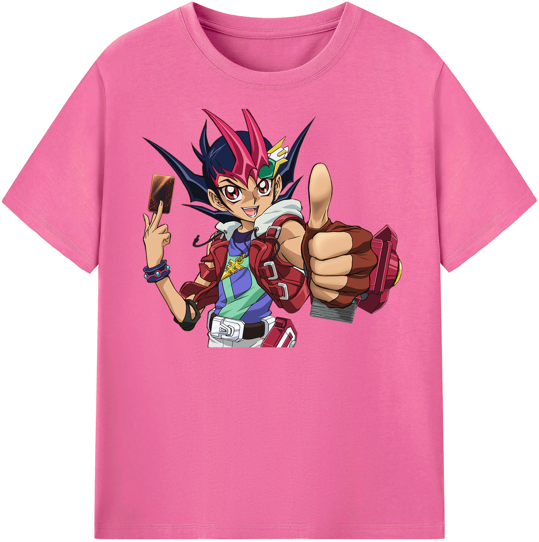 （画像用） 遊☆戯☆王 Yu-Gi-Oh! レディースカジュアルプリントTシャツ（綿100％）